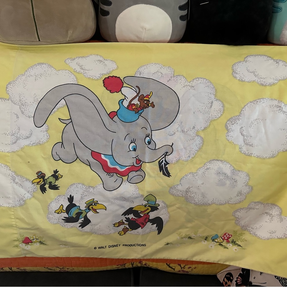 Vintage Dumbo pillowcase